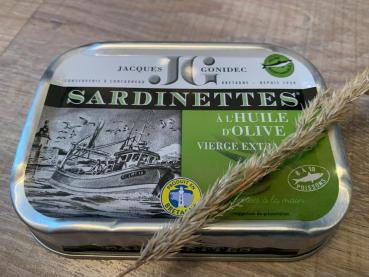 Sardinetten - Extra Olivenoel - Fischdose - Fischkonserve - Bretagne - franzoesische Feinkost